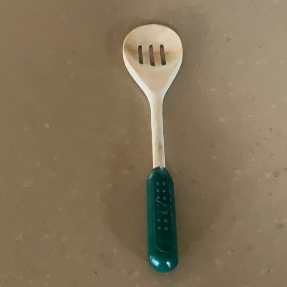 Good Cook Wood Slotted Spoon